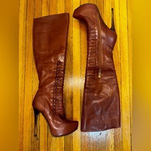 Lavit over the knee Italian  leather boots size 36